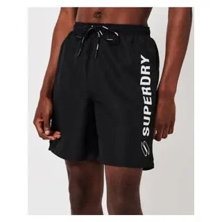 Superdry Badeshorts in Schwarz | Gr.: XXL