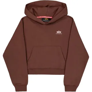 Alpha Industries Damen Basic SL Hoodie, Powder Brown, S