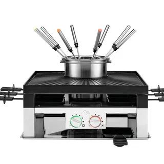 Solis - Combi-Grill 3 in 1 (Typ 796), Tischgrill, Fondue und Raclette