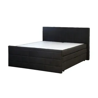 Möbel Kraft Vito 193 x 117 cm Schwarz