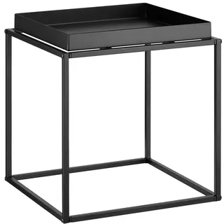 Tectake Beistelltisch, Cambridge 40x40x44cm Schwarz