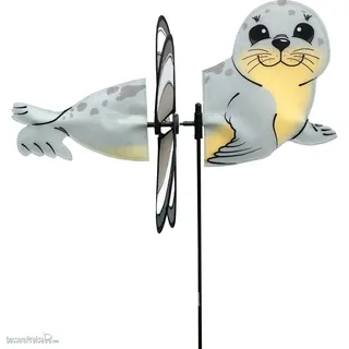 Invento Spin Critter Seal Windrad 63 x 32 cm Farbenfroh