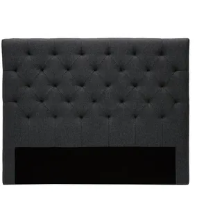 Bettkopfteil, Dunkelgrauer Stoff, 140 Cm Enguerrand