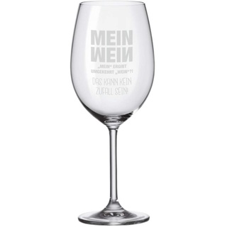 XXL Leonardo Weinglas -Mein Wein- Geschenkidee zum Geburtstag & Weihnachten für Frauen - Geburtstagsgeschenk für sie (Mein Wein)