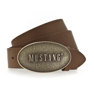 Mustang Damengürtel Leder 80 Braun