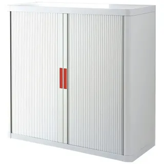 Paperflow easyOffice Rollladenschrank 110 x 104 x 41,5 cm rot