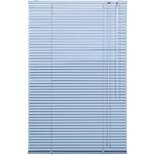 Lichtblick Jalousie Aluminium, 50 cm x 160 cm (B x L) in Blau, Sonnen- & Sichtschutz, aber auch Verdunkelungs-Rollo, für Fenster & Türen