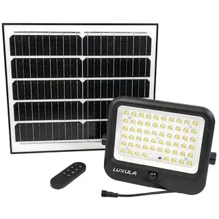 LUXULA Solarleuchte Kunststoff 20 W 4800 lm 1 Stück schwarz