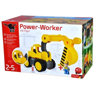 BIG Spielzeug-Bagger »Spielzeug Fahrzeug Power Worker Midi Bagger + Figur 800054835«