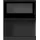 Ø 180 14 kW mit Holzfach Schwarz / Brennraum Schwarz