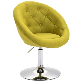 SVITA Chesterfield-Sessel HAVANNA, Retro-Design, Tellerfuß, stufenlos höhenverstellbar braun|grün