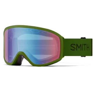 Smith REASON OTG Unisex-Skibrille Vollrand Monoscheibe Acetat-Gestell, grün