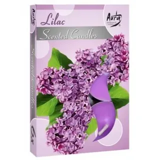 Duftkerzen – Lilac Blumen Fantasy 6 Stück