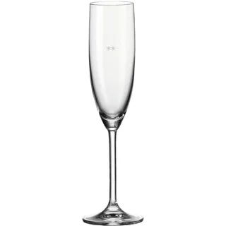 Leonardo Daily Sektgläser Gastro-Edition mit Einschenkhilfe 0,1 l, Profi Gläser für Gastronomie, Hotellerie & Catering, robust und alltagstauglich im 6er Set