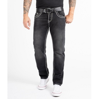 Rock Creek Straight-Jeans Herren Comfort Fit Jeans RC-2169 grau 29