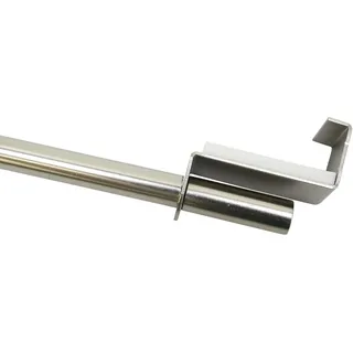 GARDINIA Scheibenstange 1-läufig Ø 9 mm 90 cm Silber