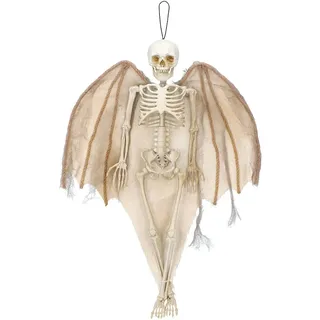 Boland Skelett Hängefigur Engel 40 cm Beige