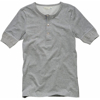 Mey & Edlich Herren Good-Originals-Henley-T-Shirt grau 6(L) - 6(L)