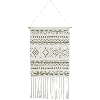 Boho Wandteppich Calegora Grau 45x85cm - Ethno Wanddeko modern