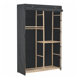 vidaXL Kleiderschrank 3-stufig 110 x 170 x 40 cm Grau