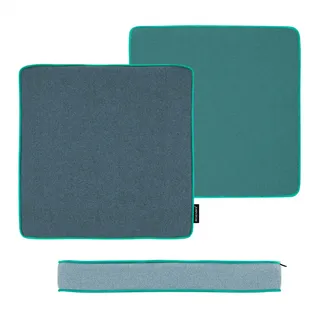 Remember Sitzkissen Blueberry, B 40 x T 40 x H 5 cm, Polyester/Polyester-Schaumstoff – Weiches Sitzkissen für Stuhl, Bank oder Boden, dekoratives Wohnkissen für Küche, Balkon oder Wohnzimmer