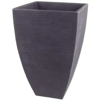 Jelenia Plast Rillentopf 40 x 40 x 60 cm Anthrazit