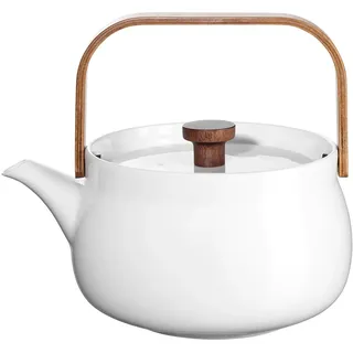 ASA japandi tea Teekanne mit Holzgriff white 0,6 L