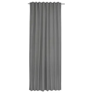 ELBERSDRUCKE Embrace Vorhang Schlaufen 255 x 140 cm Grau 1 St