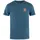 Kurzarm-t-shirt Indigo Blue M