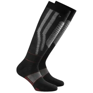 Rohner Ultra Light Skisocken Schwarz/Grau 42-44