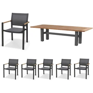 Hartman/ScanCom Heron/Amber Gartenlounge-Set 7tlg
