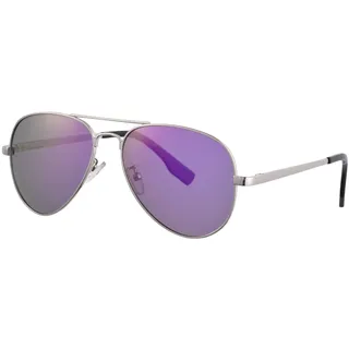 COASION Pilotenbrille Polarisierte Sonnenbrille klein für Herren Damen Polarisiert UV400 Schutz Retro Piloten Sonnenbrillen Vintage, 52MM - M