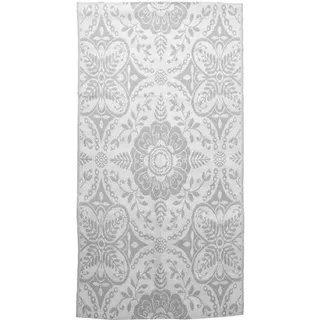 vidaXL Outdoor-Teppich 160 x 230 cm Hellgrau