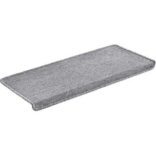 [en.casa] Stufenmatte 65 x 24 cm Hellgrau