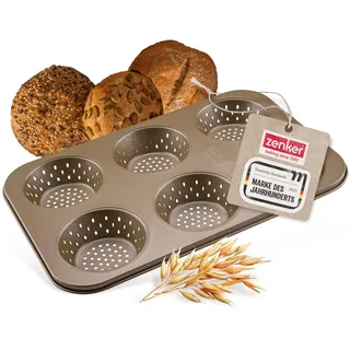 Zenker 6er Brötchenblech 34 x 22 cm