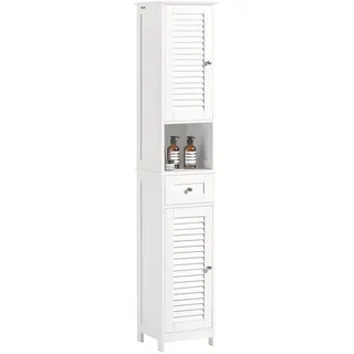 SoBuy FRG236 Hochschrank 32 x 170 cm Weiß Holzwerkstoff
