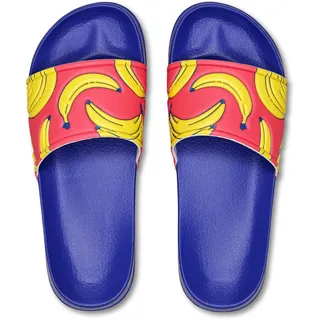Happy Socks Ultimate Sandalen-Bananenmuster-Pool-Slides für Damen und Herren, Größe 40/41 - 40/41 EU