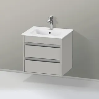 Duravit Ketho Compact 50x41,2x48cm, 2 La, wandhängend, betongr ma