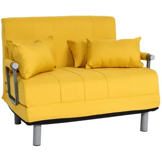 MCW Schlafsessel, Gelb, Textil, 105x80x186 cm, Wohnzimmer, Sessel, Schlafsessel