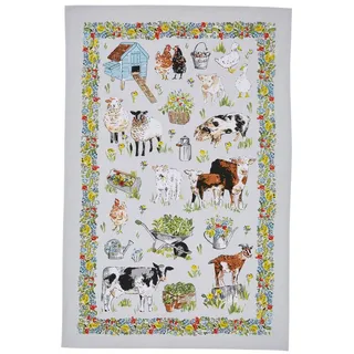 Ulster Weavers Geschirrtuch Portman Farm, (Set, 1-tlg., 1-teilig), 100% Baumwolle 48x74cm Küchentuch grau