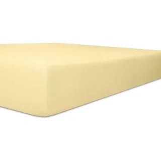 Spannbettlaken KNEER "Vario-Stretch-Topper" Laken Gr. B/L: 140 cm x 200 cm 1 St., Jersey-Modal, 4-12 cm, 140 x 200 cm, beige (leinen) Spannbettlaken mit Tunnelsaum