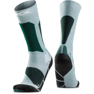 X-Socks Ski Discover OTC JR sage green/english lawn 31-34