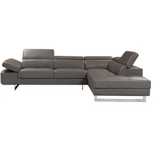 JV Möbel XXL Sitz Garnitur Designer Wohnlandschaft Ecksofa Sofa Couch Sofa L-Form 965H