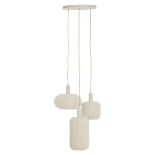Light & Living Tufia 1-flg. 38,0 cm Textil/Crème