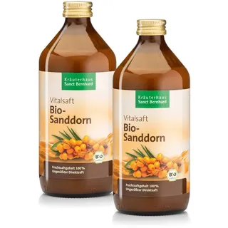 Bio-Sanddorn-Vitalsaft 2 x 500 ml - 1 Liter