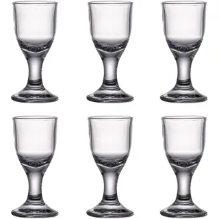 6PACK 0,4Unzen/10mlSchnapsgläser,BaijiuGlas,Schnapsglas Set Sake Glas Tasse Chinesisches Weinglas Stiel Lustige Glaswaren für Tequila Vodka Schnapsgläser Gläser Chinese Baijiu