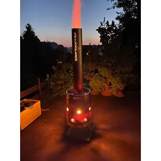 Bierbomb Feuertonne aus Bierfass – Rauchfreie Feuerschale & Gartenkamin aus Edel
