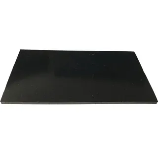 Gummiplatte B.1,4m L.10m D.3mm Schwarz Epdm/sbr O.gewebeeinlage