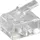RJ11-Stecker Flachkabel Bu 4polig 50250