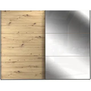 Forte Schwebetürenschrank Trondheim 270 x 210,5 x 62,8 cm Braun